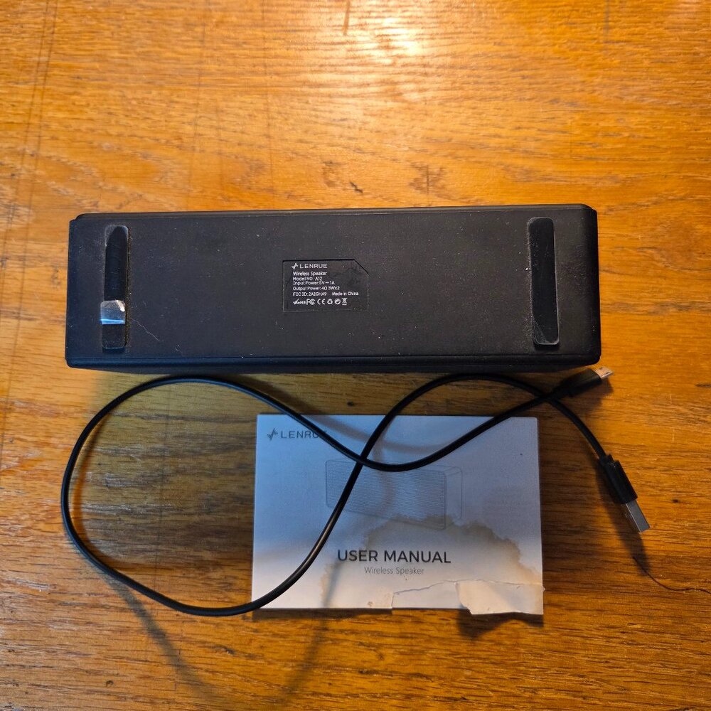 Lenrue A12 Portable Bluetooth Wireless Stereo Speaker